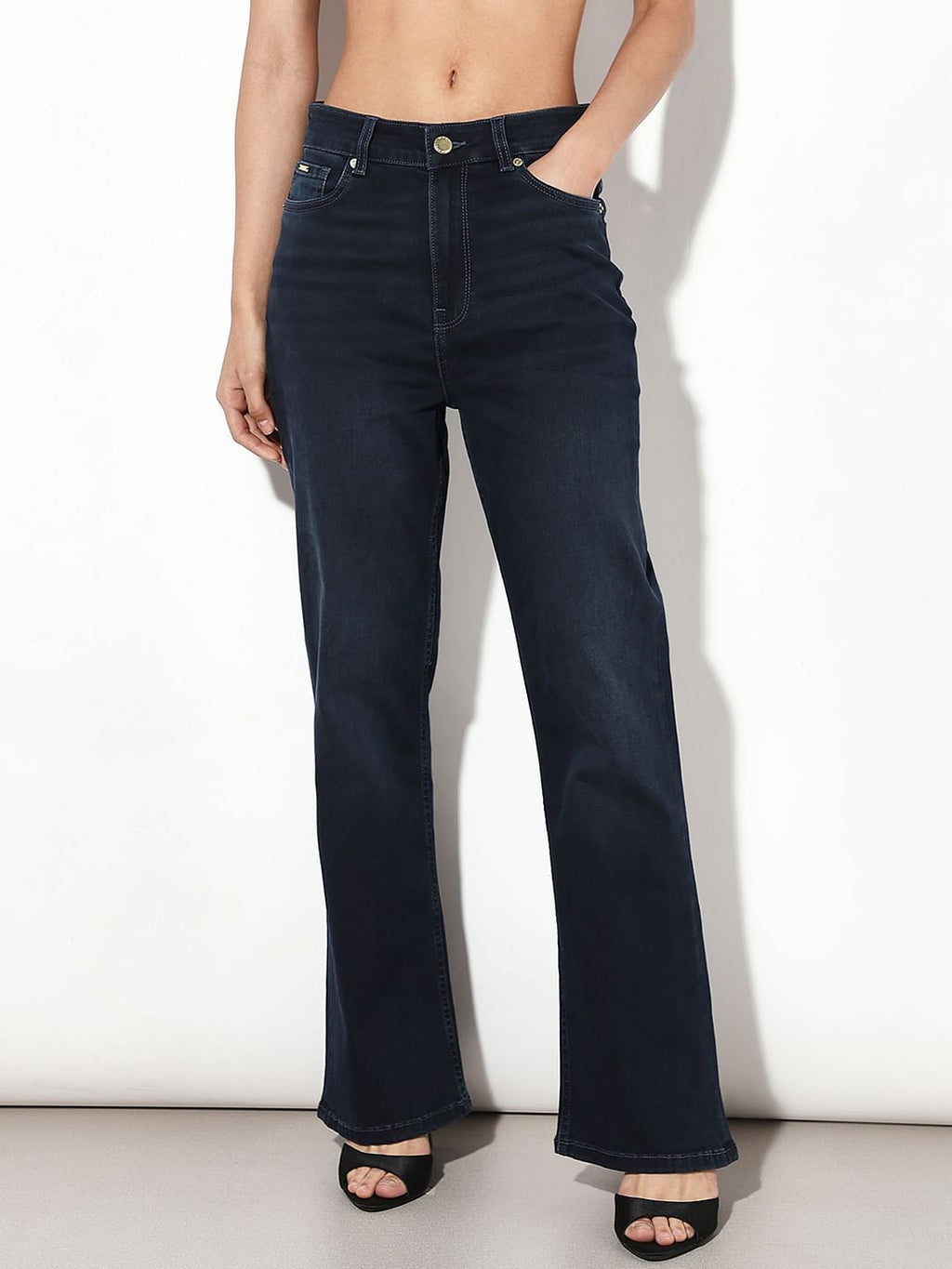 Dark Blue Bootcut Jeans