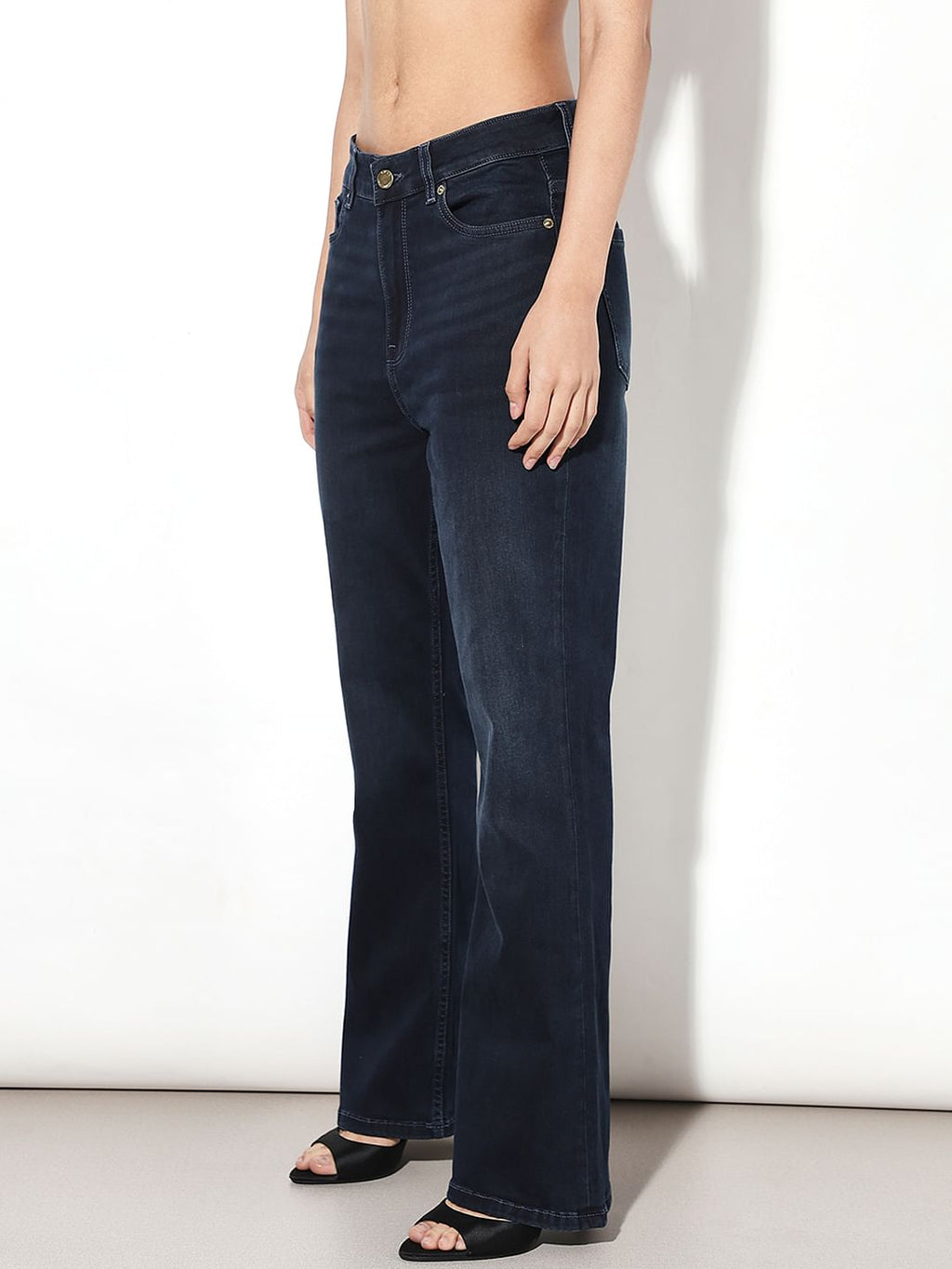 Dark Blue Bootcut Jeans
