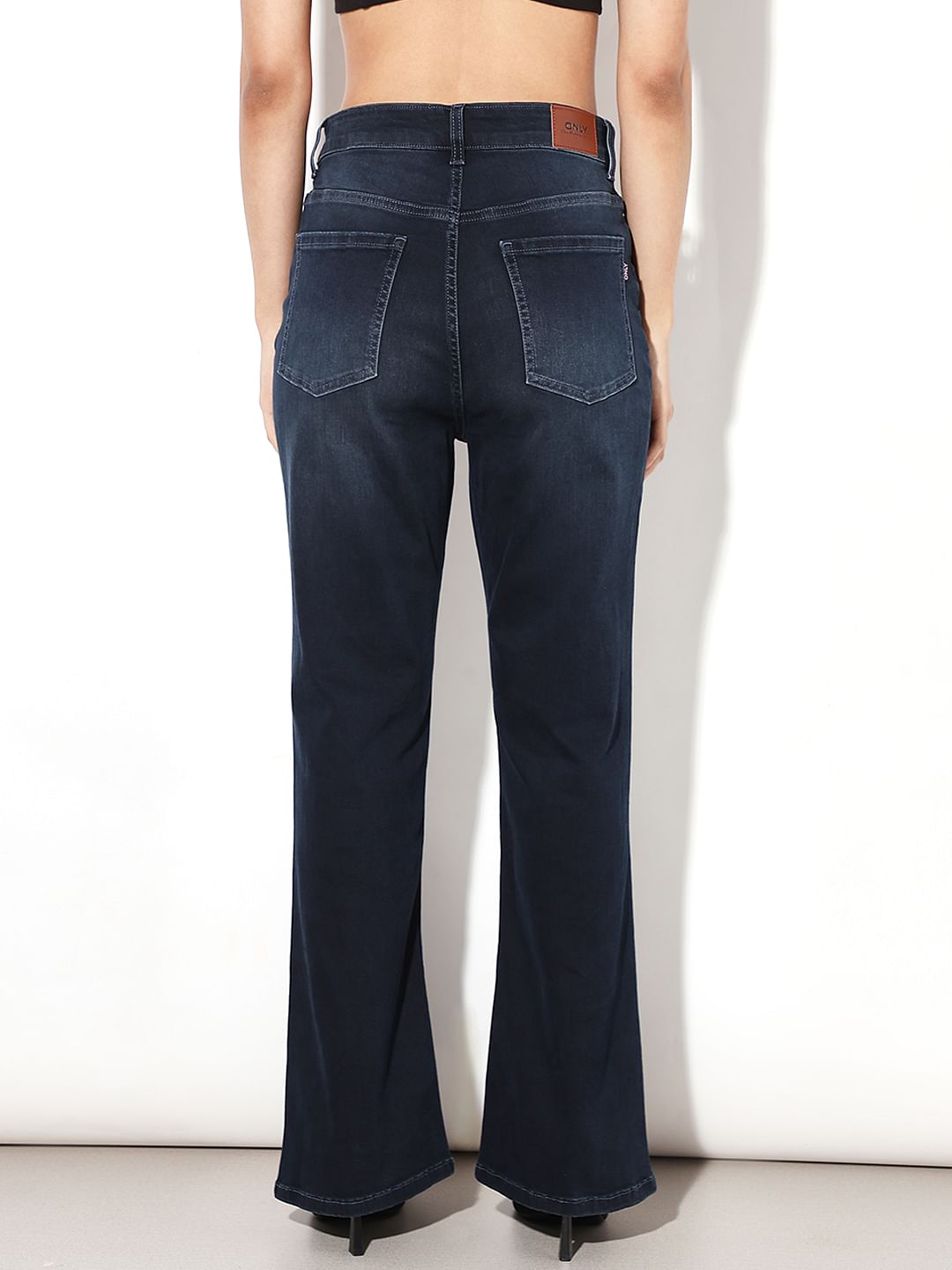 Dark Blue Bootcut Jeans