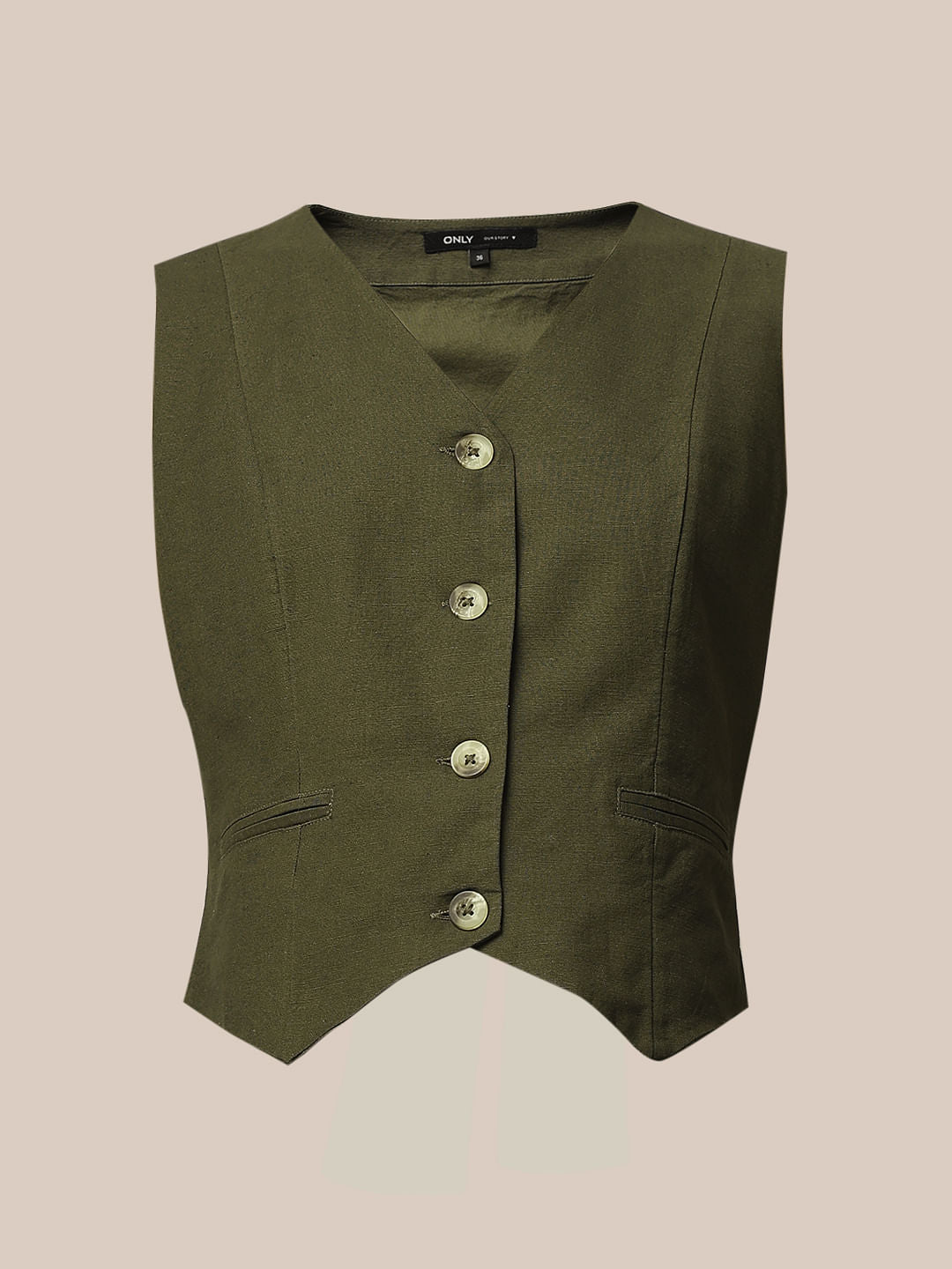 Dark Green Co-Ord Set Straight Pants
