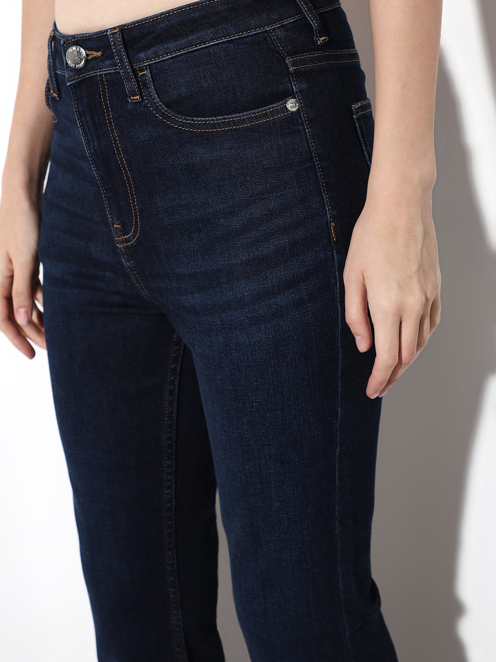 Dark Blue Flared Jeans
