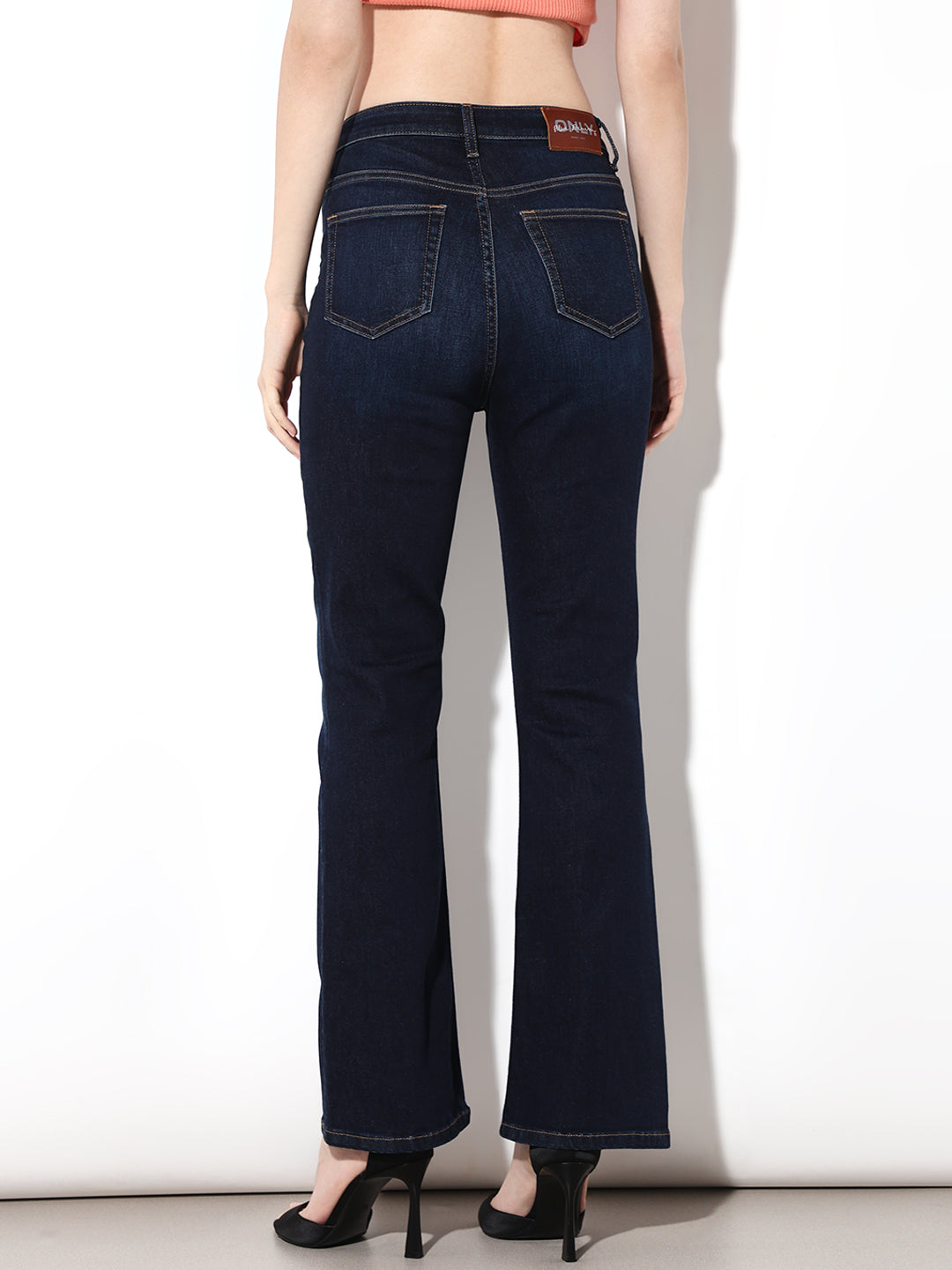 Dark Blue Flared Jeans