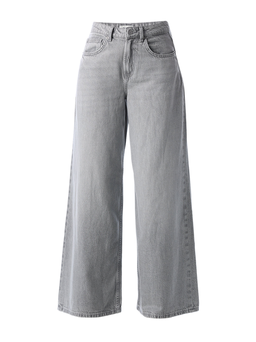 Wide Leg High Rise Jeans