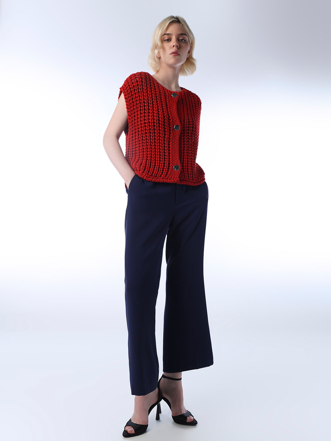 Belted Flared Pants