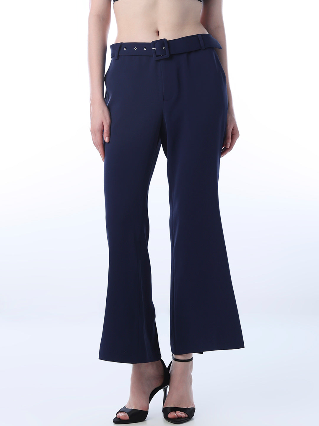 Belted Flared Pants