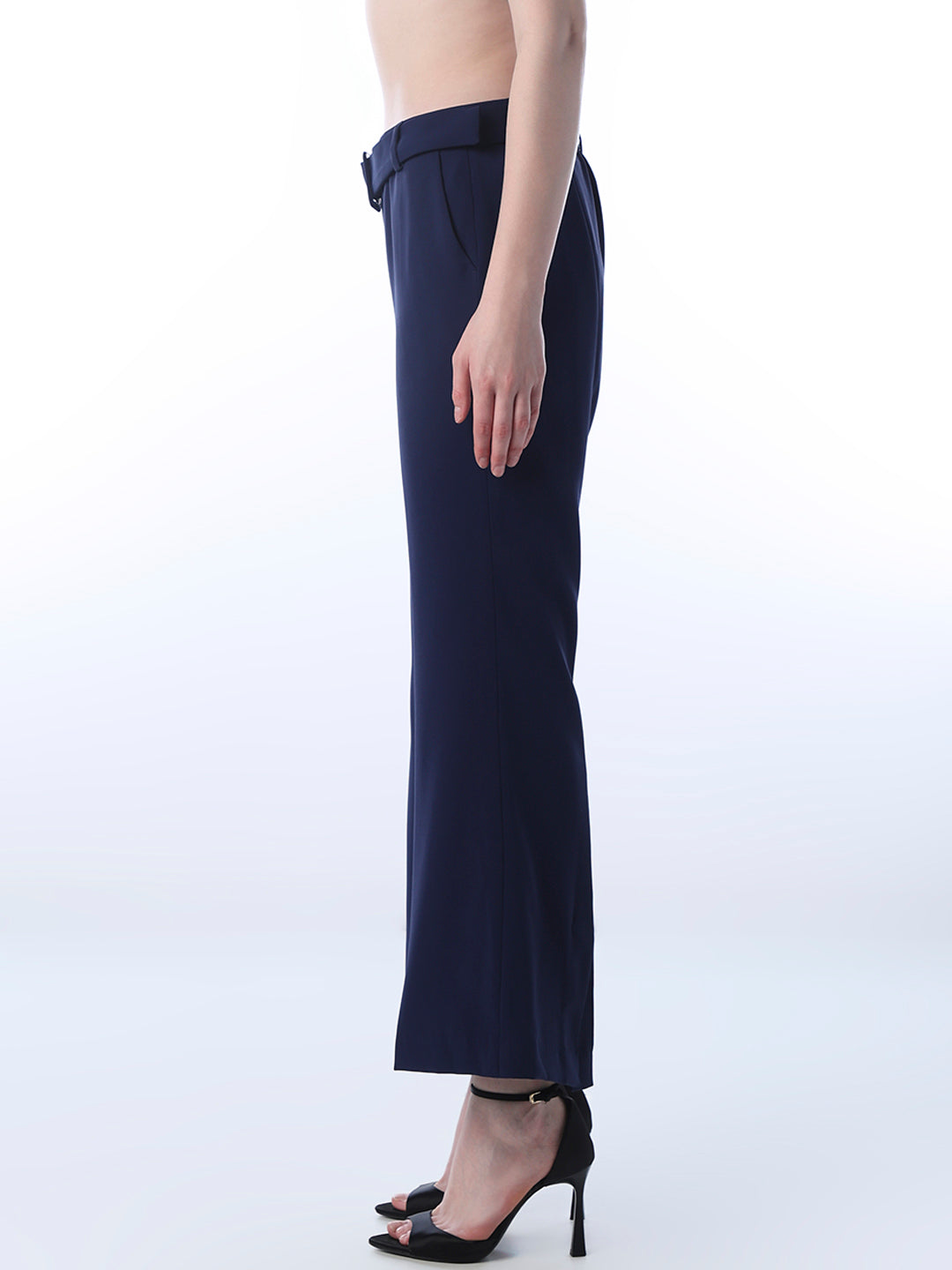 Belted Flared Pants