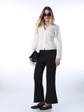 Belted Flared Pants