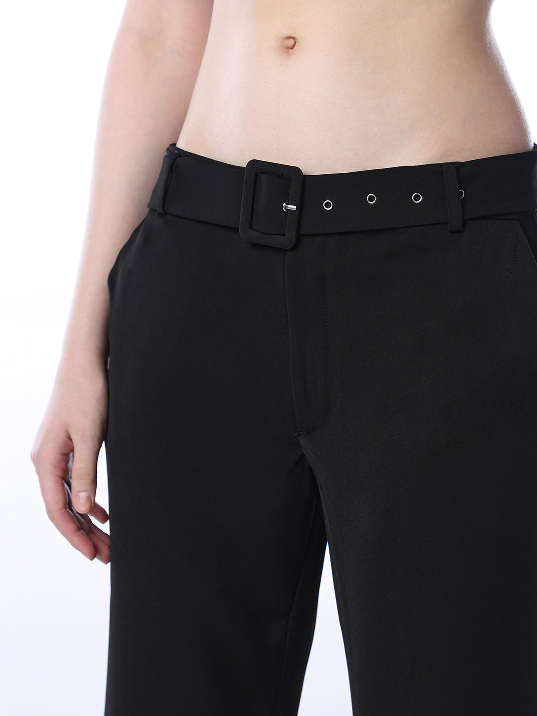 Belted Flared Pants