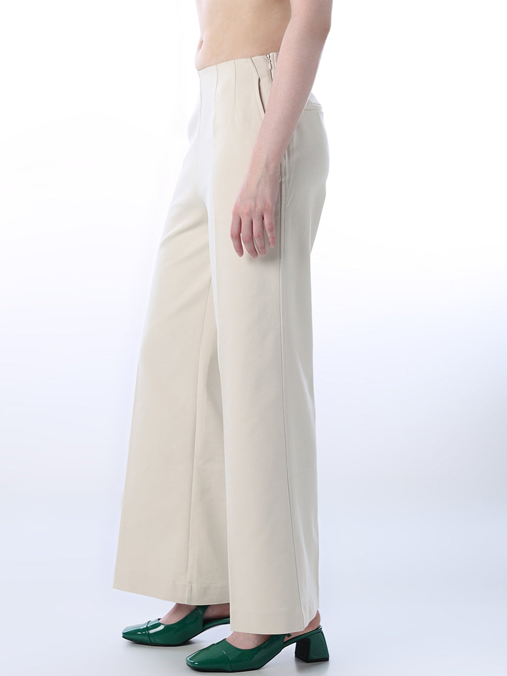 High Rise Wide Leg Pants