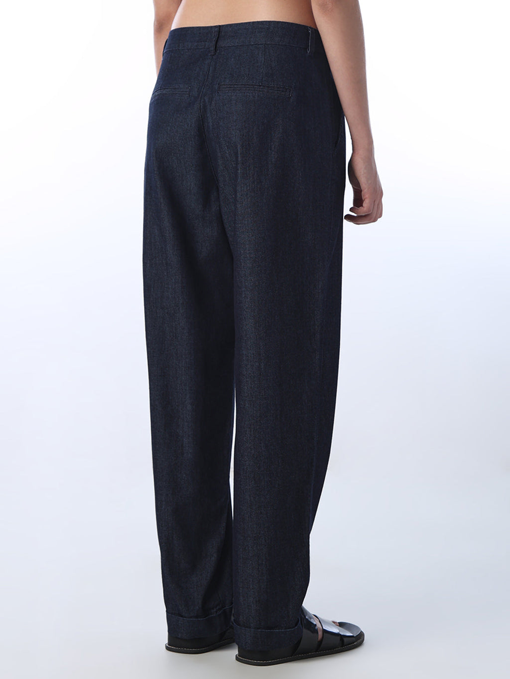 Dark Blue Straight Fit Jeans