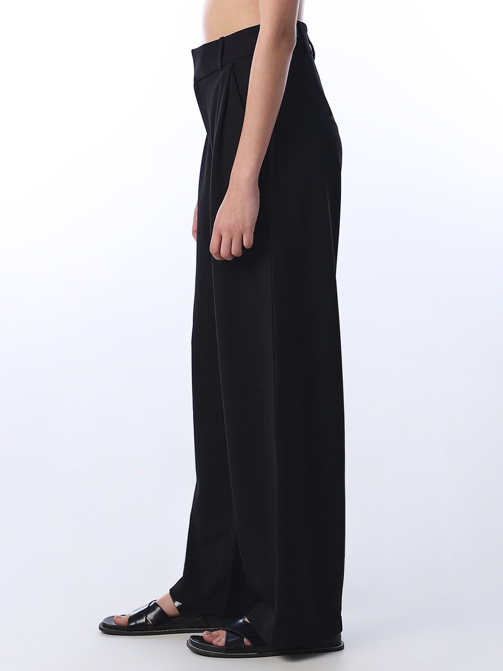 Tailored Wide Leg Pants