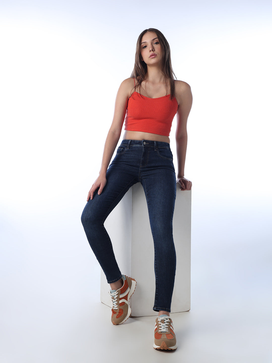 Mid Rise Skinny Jeans