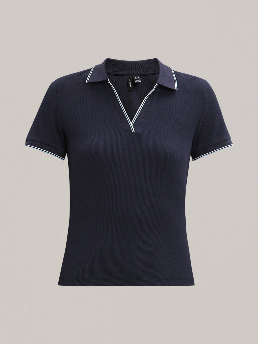 Organic Cotton Blend Polo - Blue