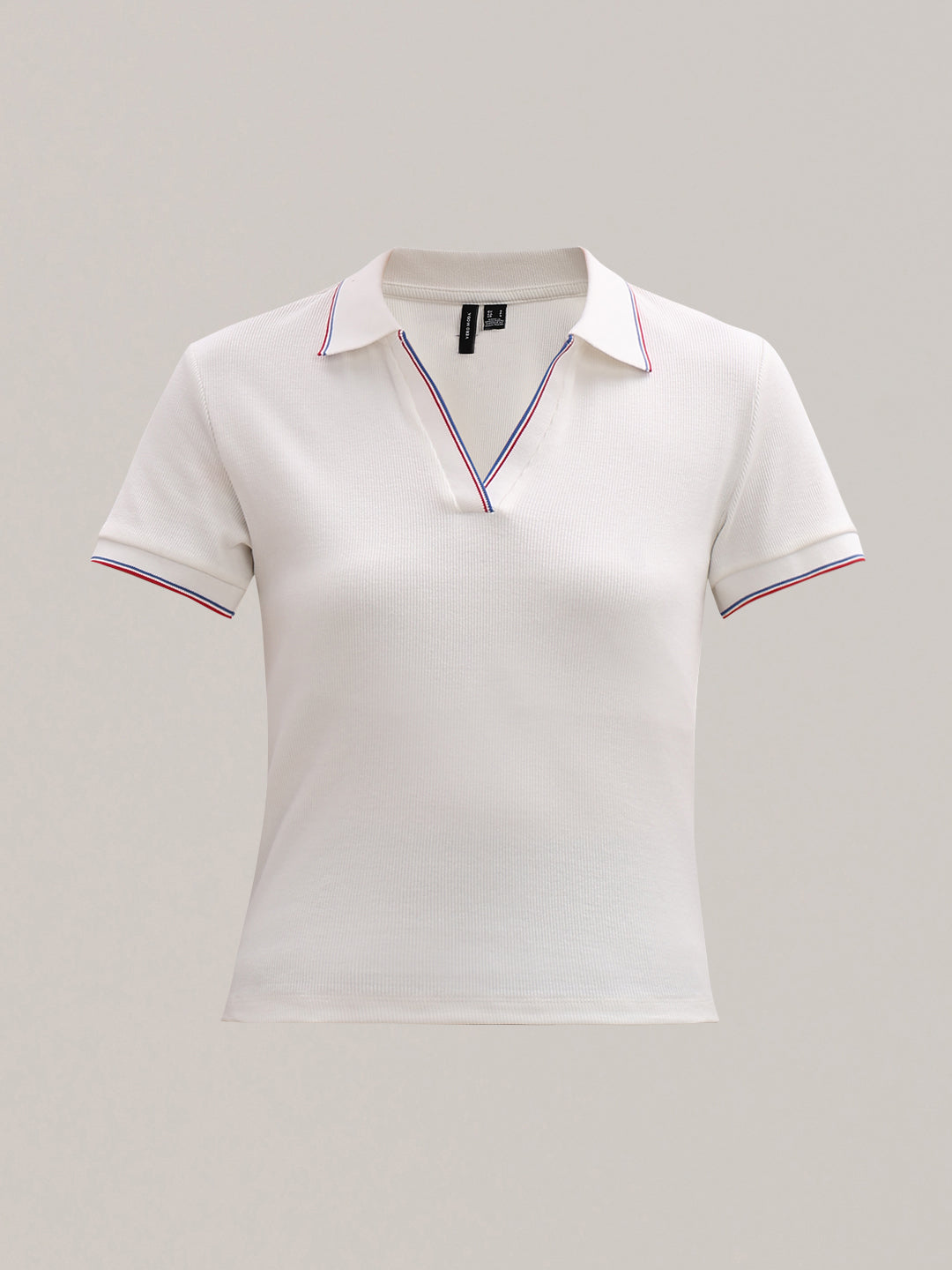 Organic Cotton Blend Polo - White