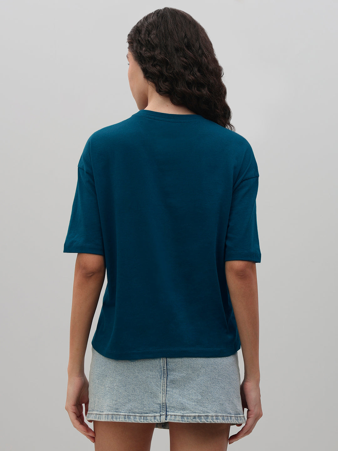 Blue Graphic Print T-Shirt