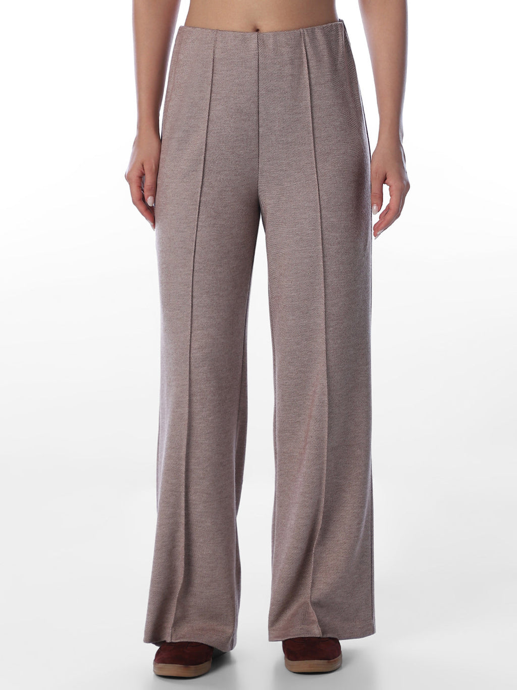 Brown Flared Pants