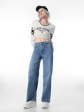 Light Blue Wide Leg Jeans