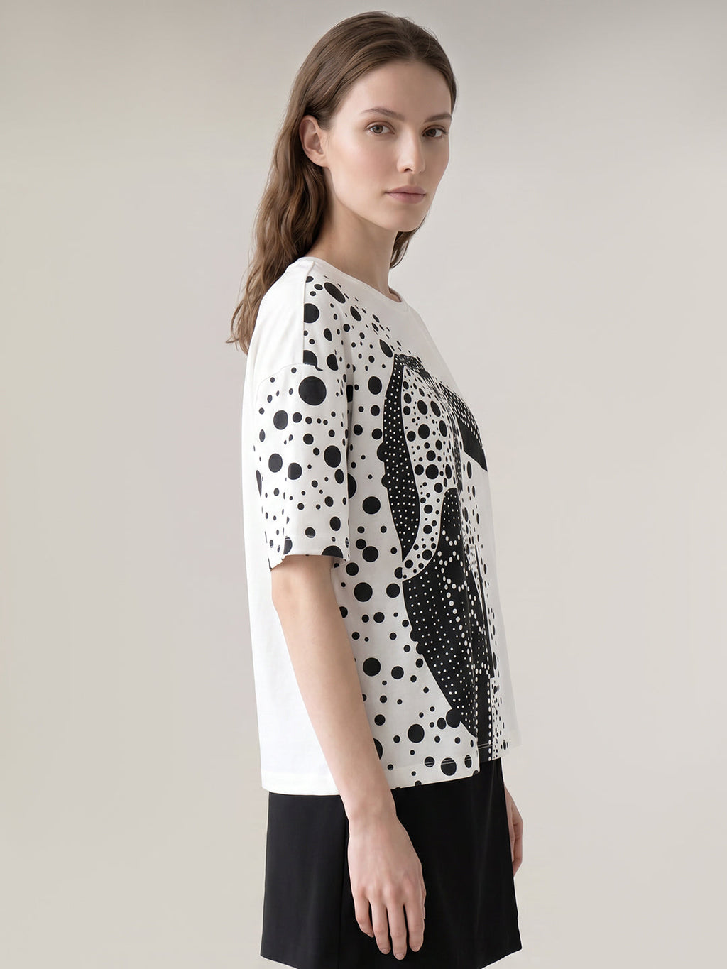 White Printed T-shirt