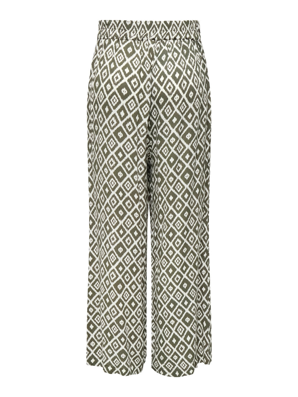 Green Printed Pants