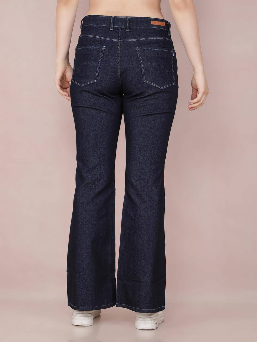 Womens Blue Bootcut Jeans | BT10 - view 3