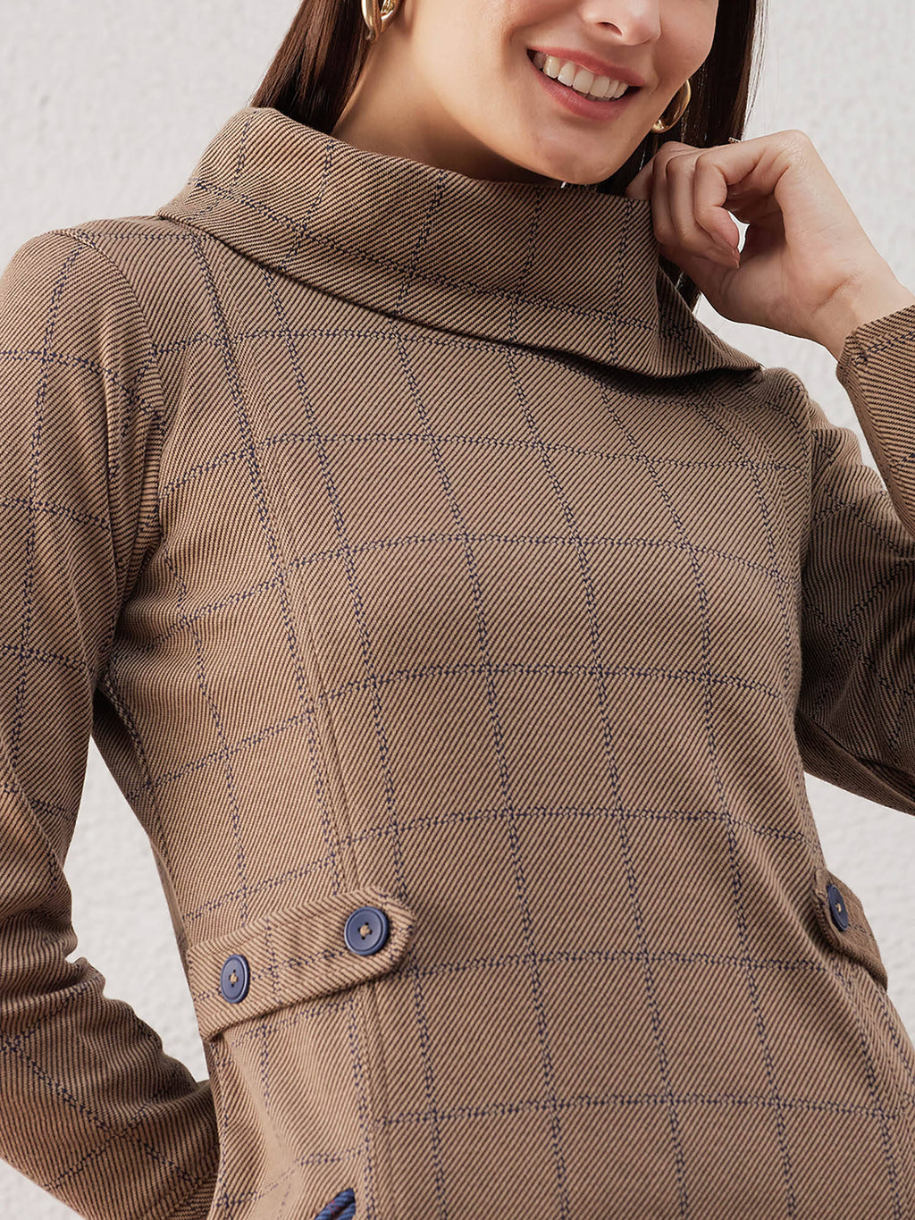 Mud Brown Mini Dress | D56 - view 4