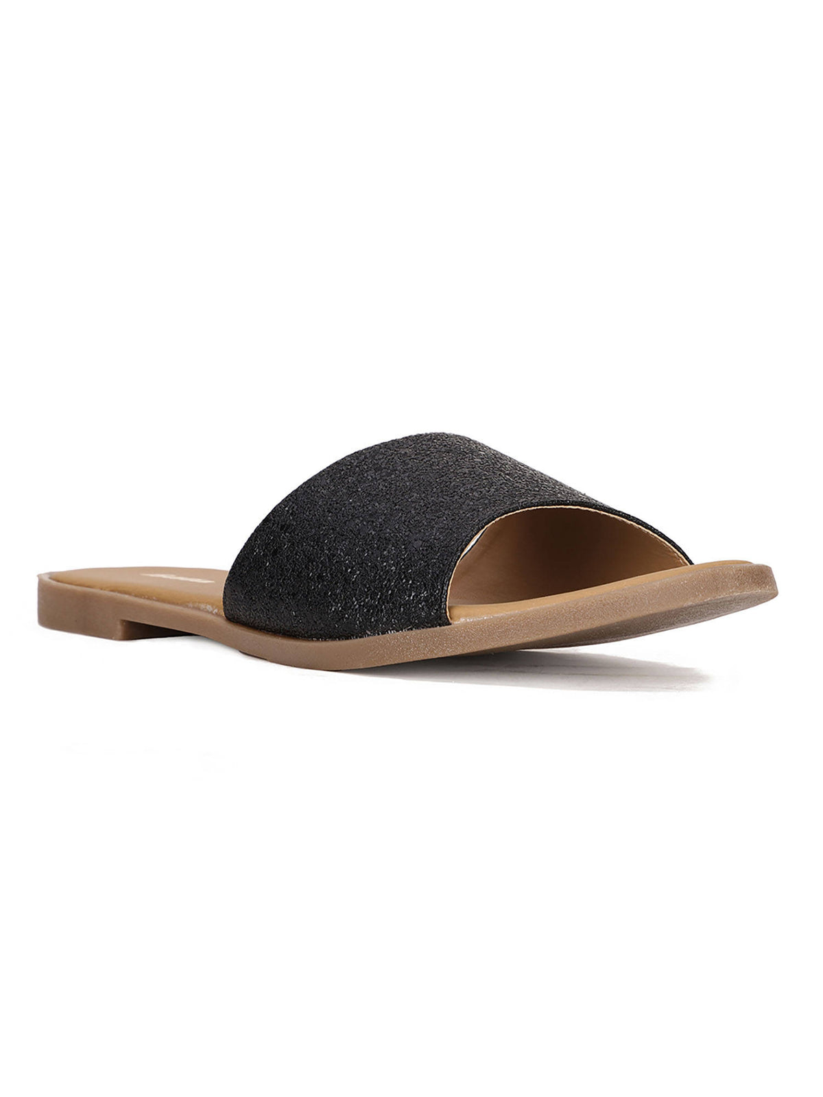 Women Black Flats | F61 - view 1