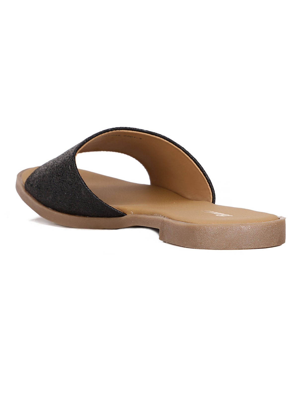 Women Black Flats | F61 - view 3