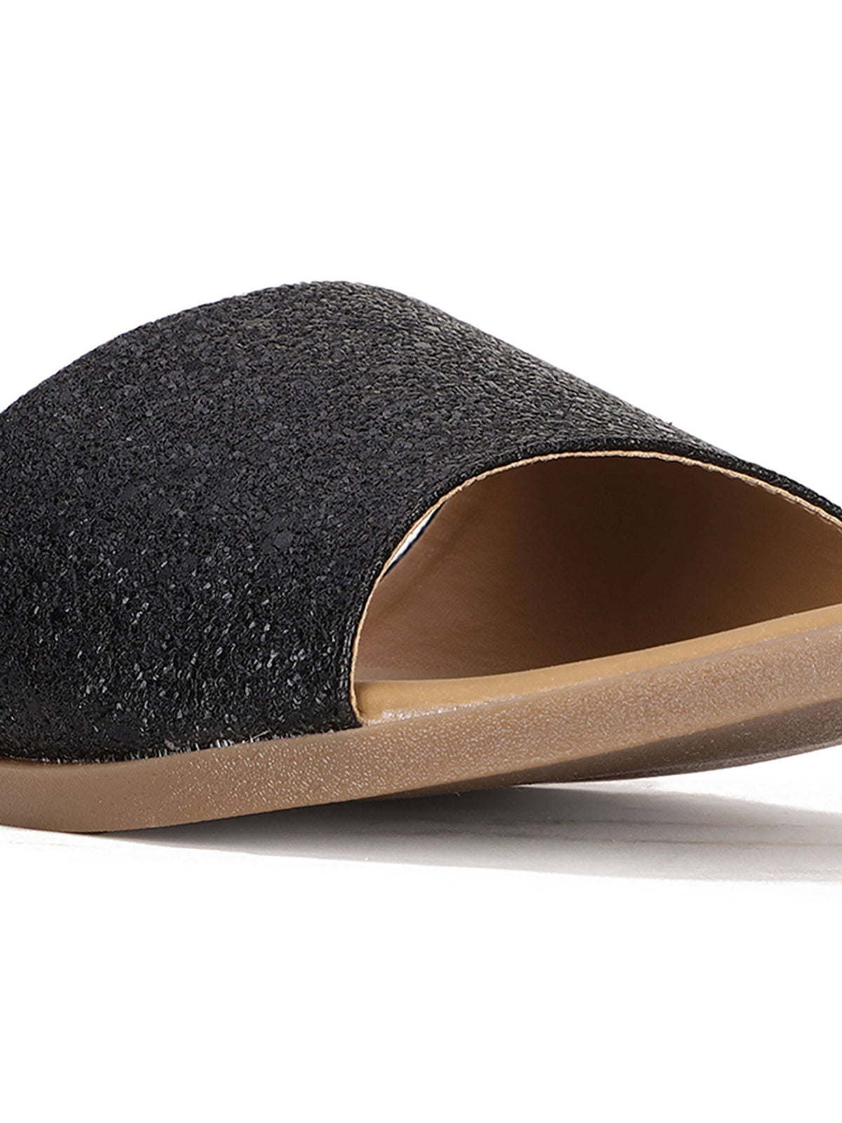 Women Black Flats | F61 - view 5