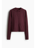 Hooded Sports Jacket With Soft move Red | JK12 - view 1