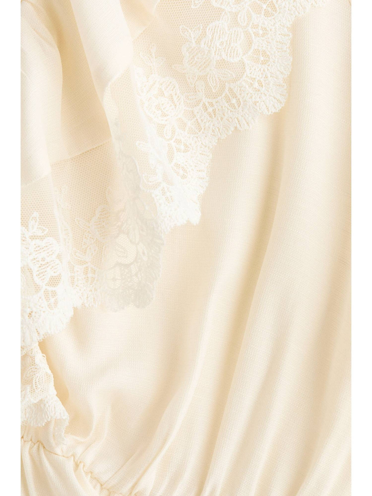 Women White Flounced Peplum Blouse | pt51 - view 6