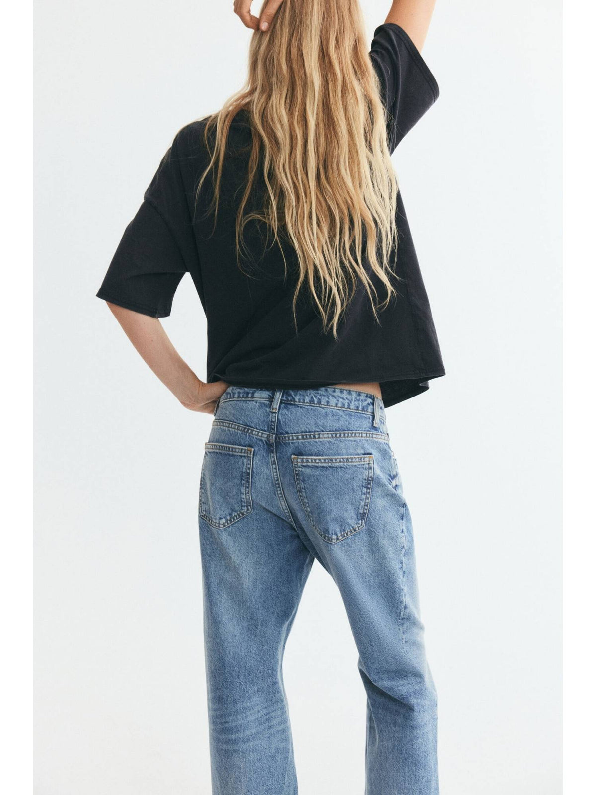 Women Black Oversized Printed T-Shirt | TS56 - view 3