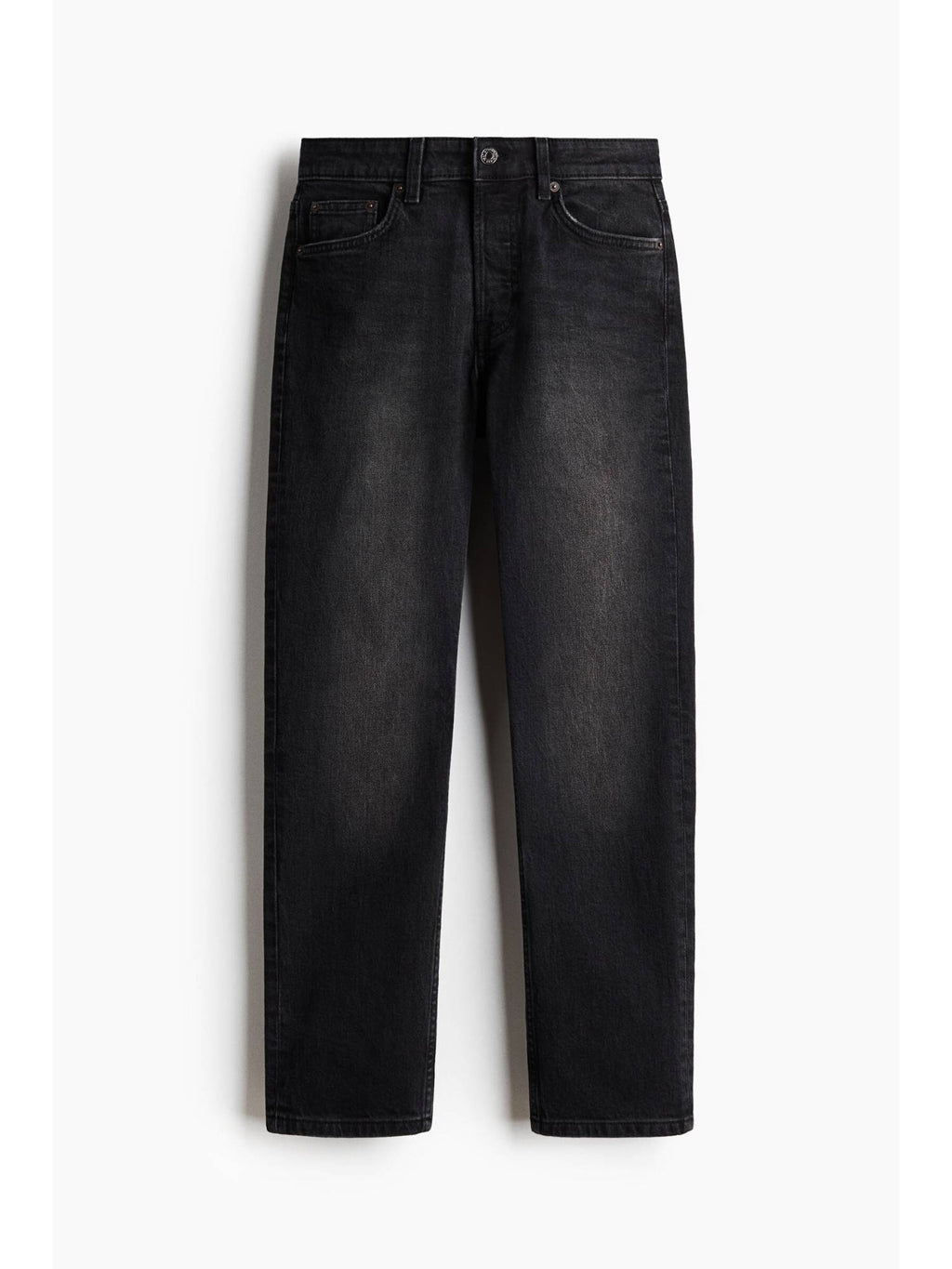 Women Black Straight Regular Waist Jeans | ST23 - view 5