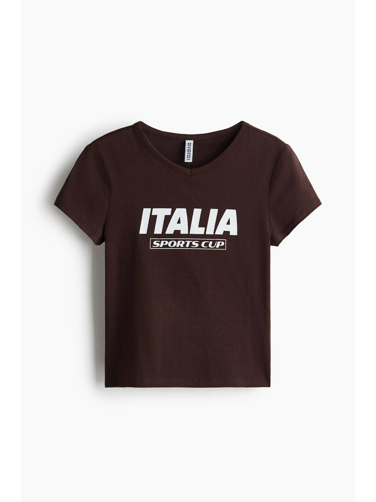 Women White V-Neckline Cotton T-Shirt | TS56 - view 6