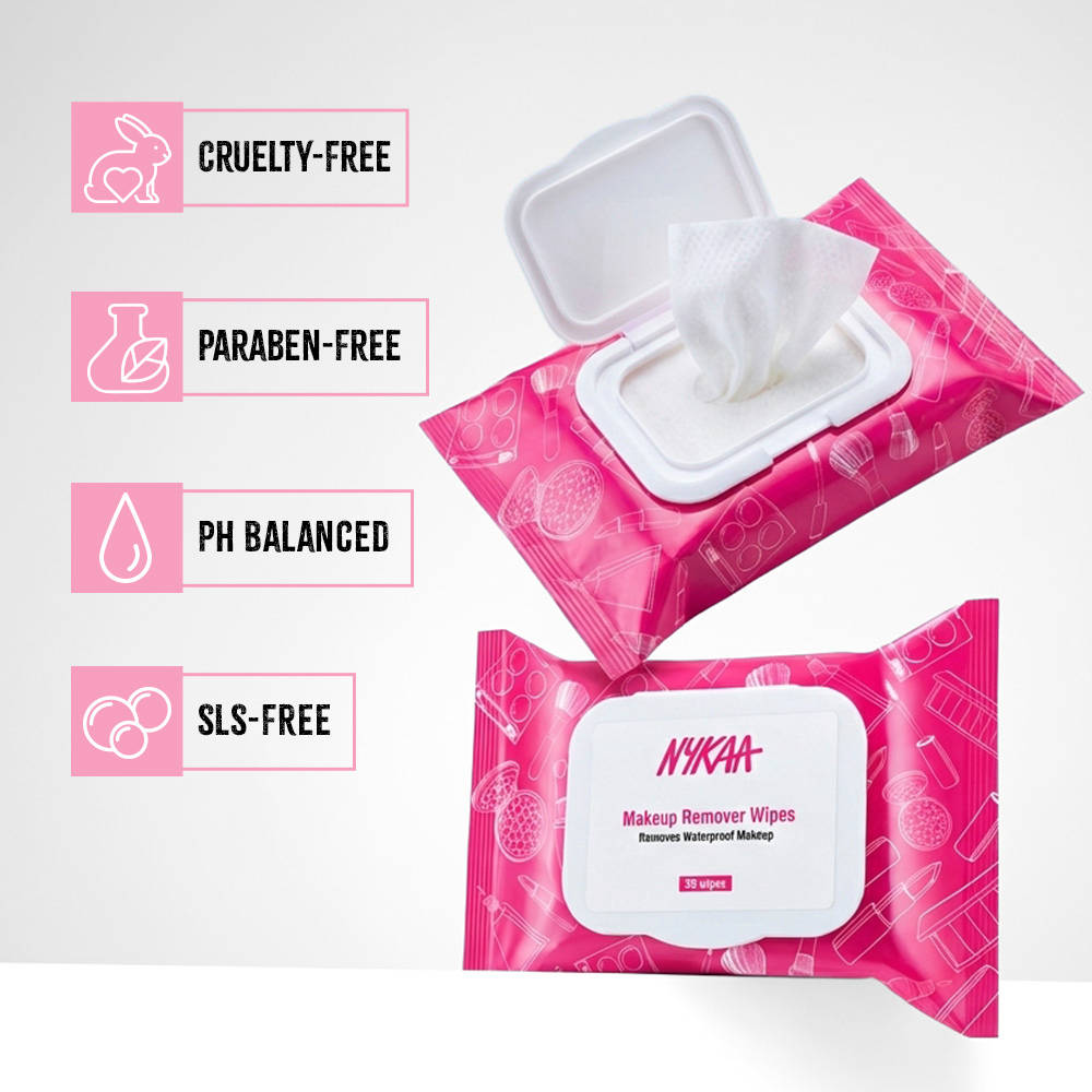 Nykaa Makeup Remover Wipes (30pcs) Ultra-Soft,Gentle Wipes (20cmx15cm)For Instant Cleanse & Refresh | E20 - view 5