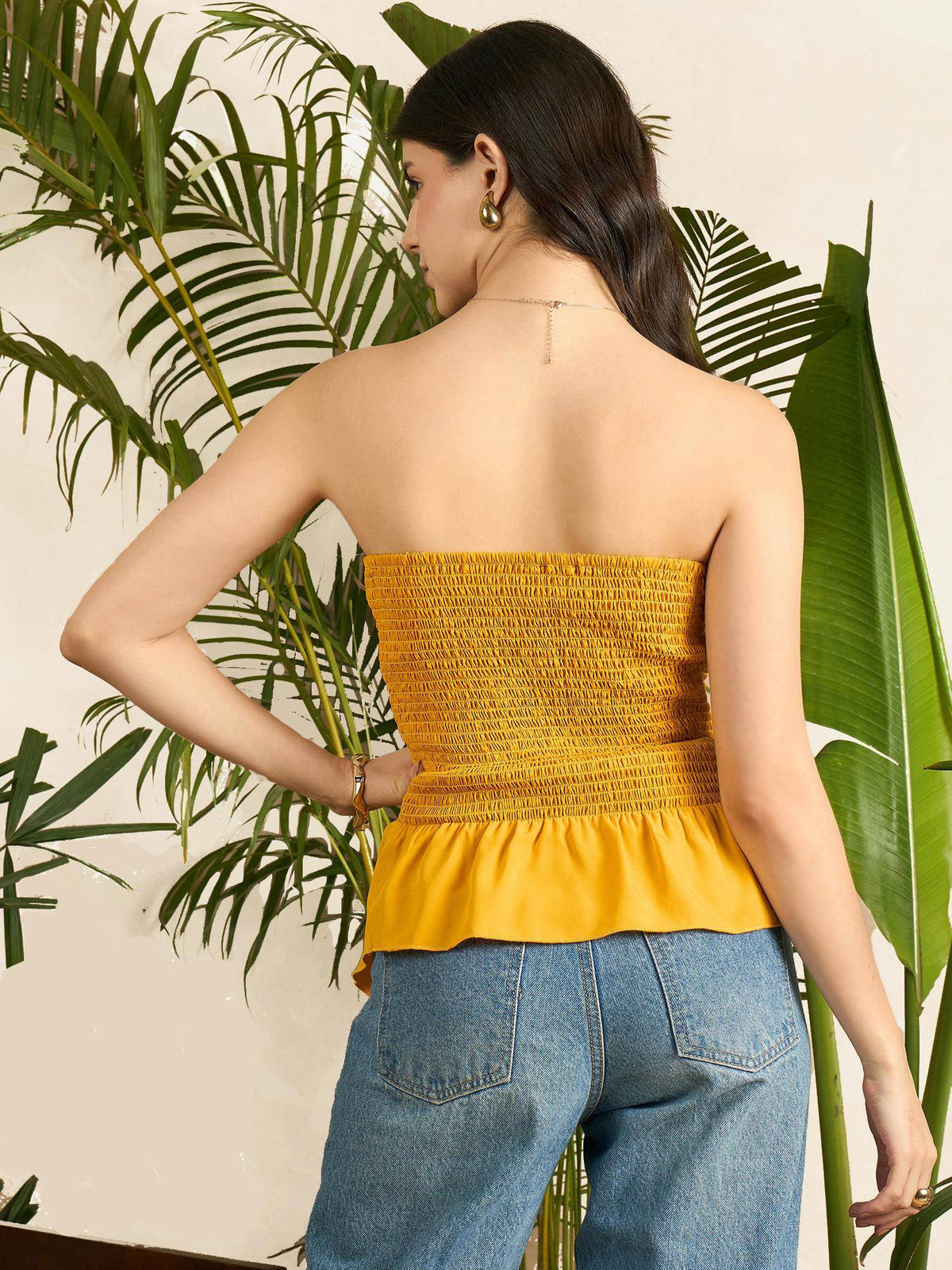 Women Black Polyester Solid Regular Fit Top | TT90 - view 15