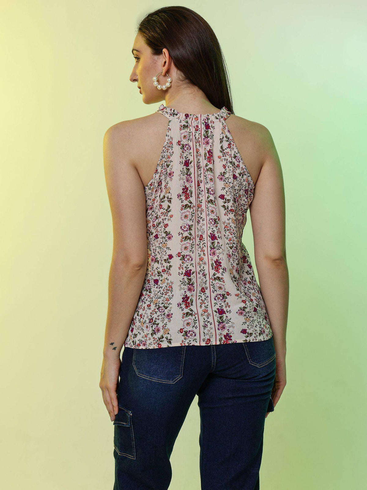 Halter Multi-Color Top | HT67 - view 2