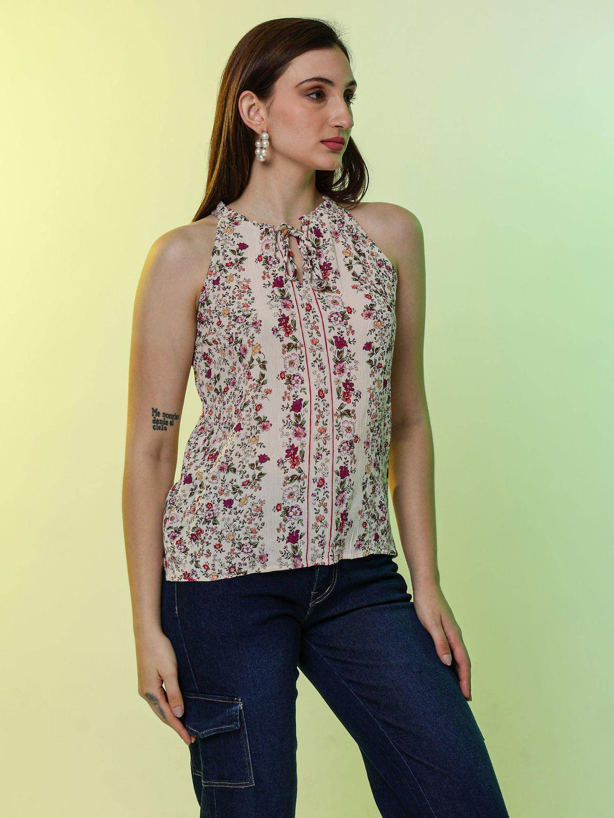 Halter Multi-Color Top | HT67 - view 5