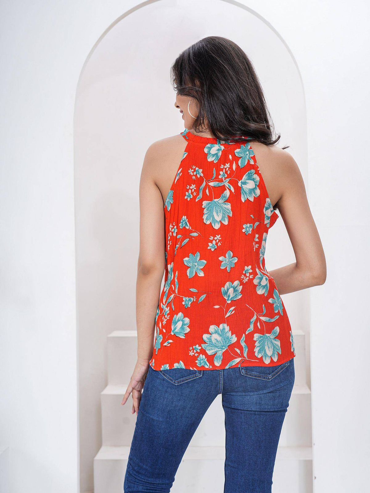Halter Red Top | HT67 - view 2