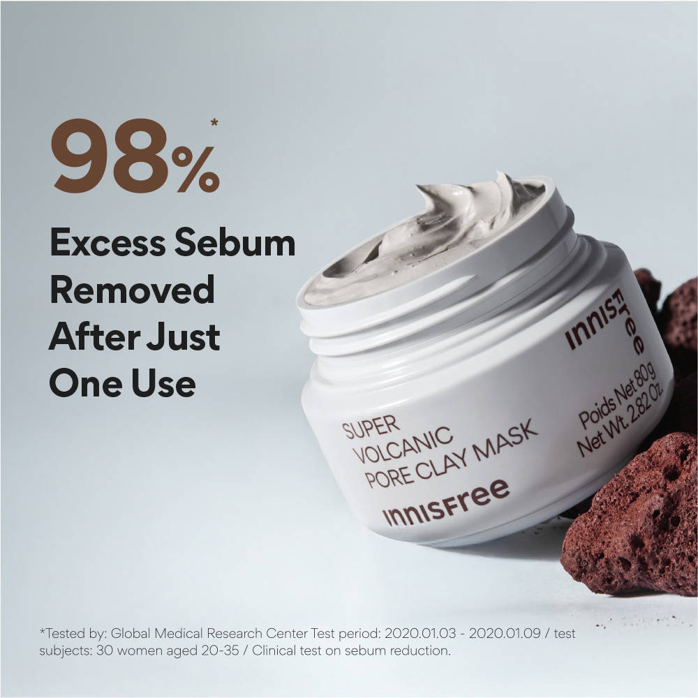 Super Volcanic Pore Clay Mask 2X For Clogged Pores, Oil Control, Excess Sebum & Blackhead | FC3 - view 3