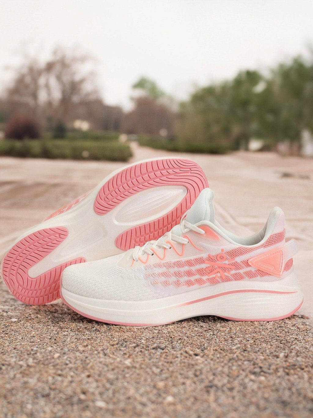 Active Women White Running Shoes | SH9 - view 2