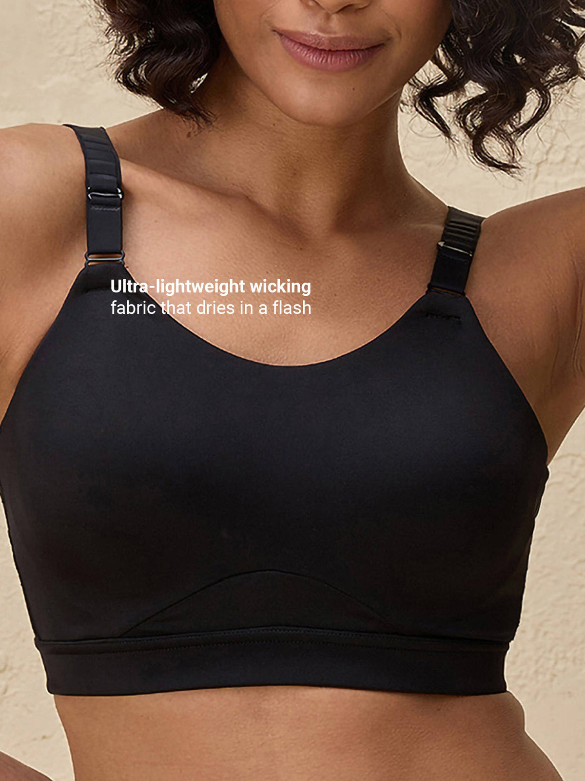 Multiway Adjustable High Impact Bounce Control Padded Sports Bra, Pink - | sb09 - view 20