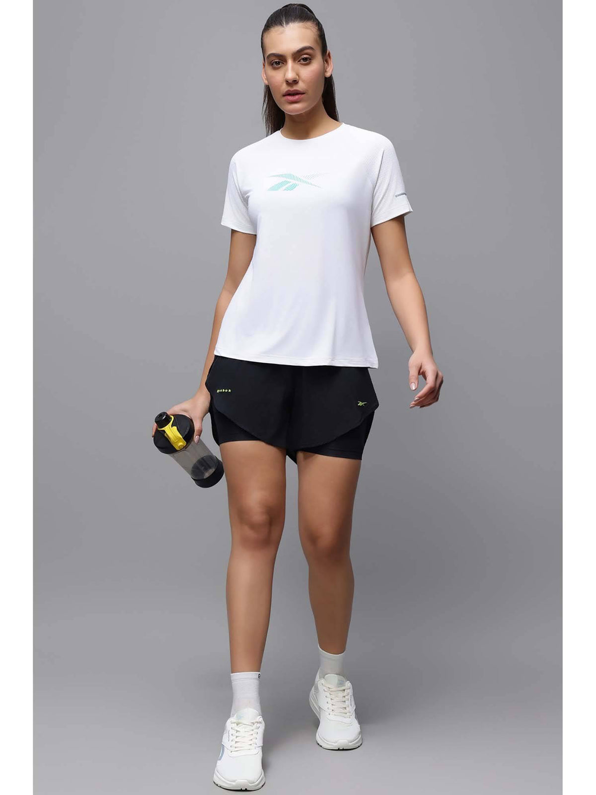 Women Black Shorts - view 5
