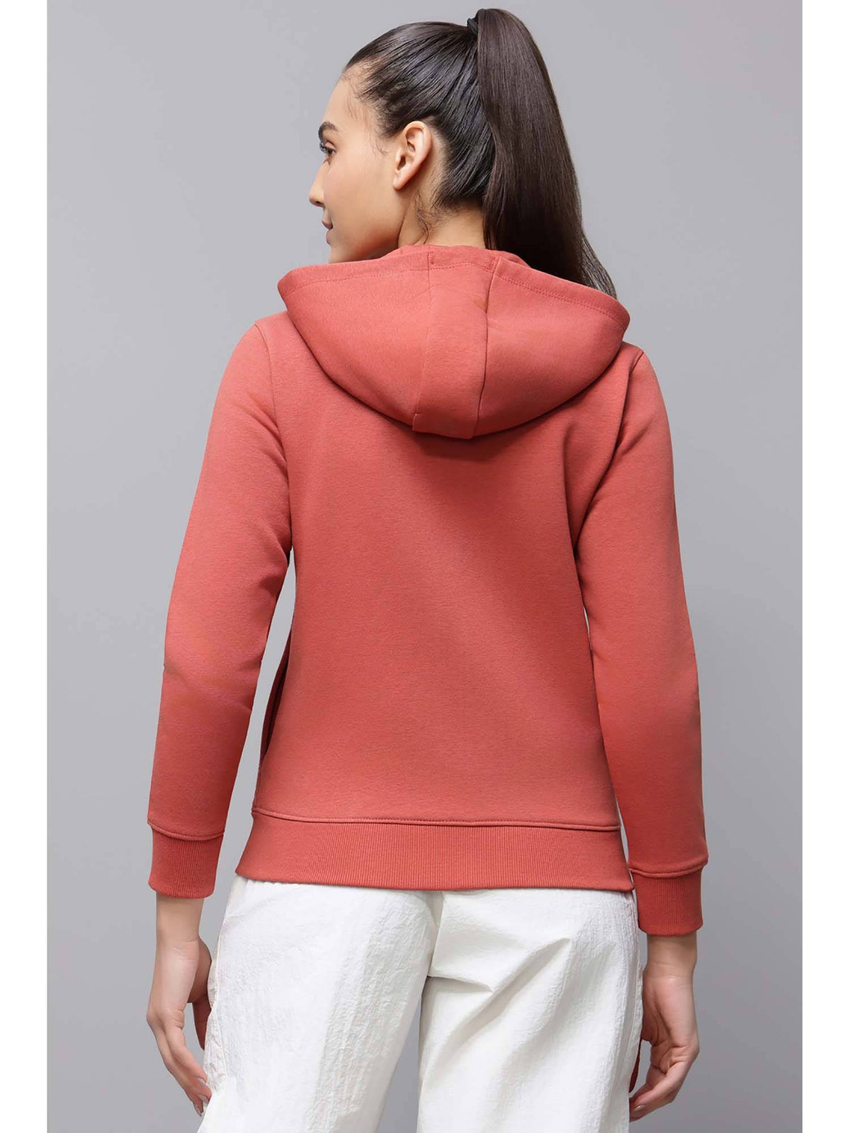 Women's Branded Fleece Pink Jacket | JK12 - view 3