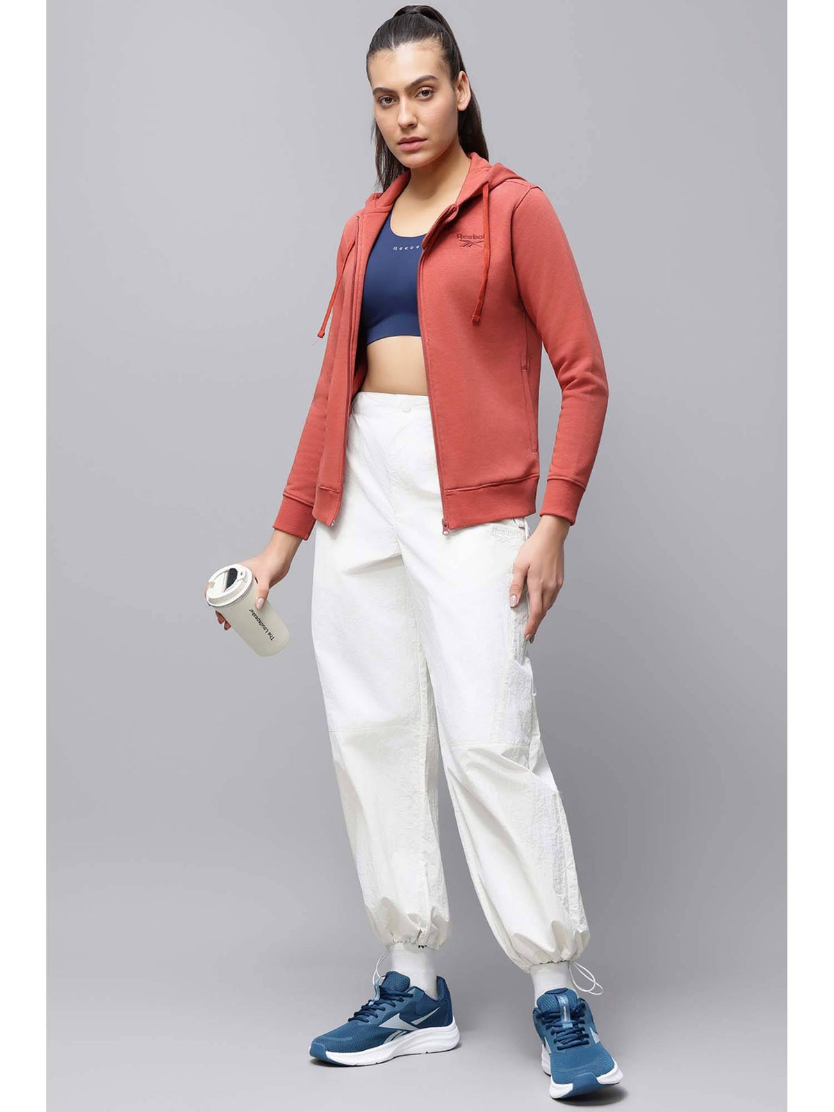 Women's Branded Fleece Pink Jacket | JK12 - view 5