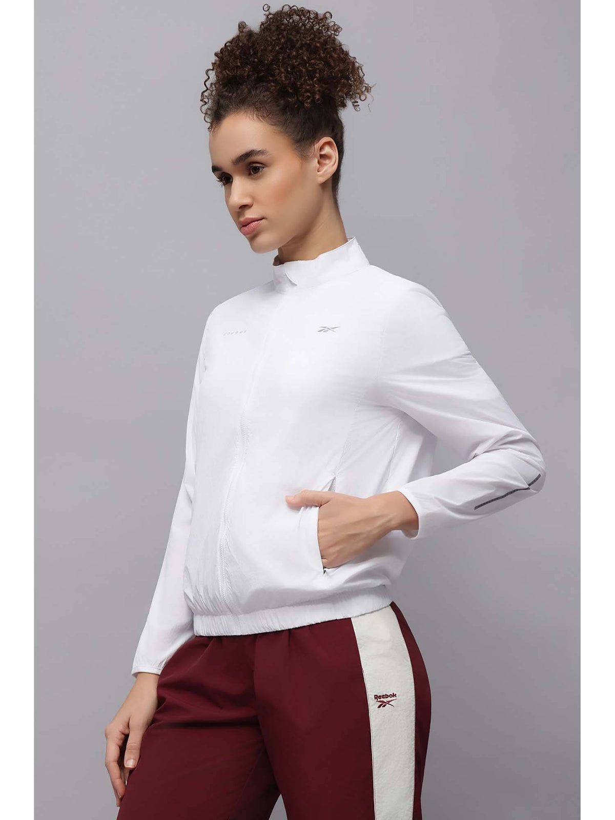 Women's Training White Jacket | JK12 - view 2