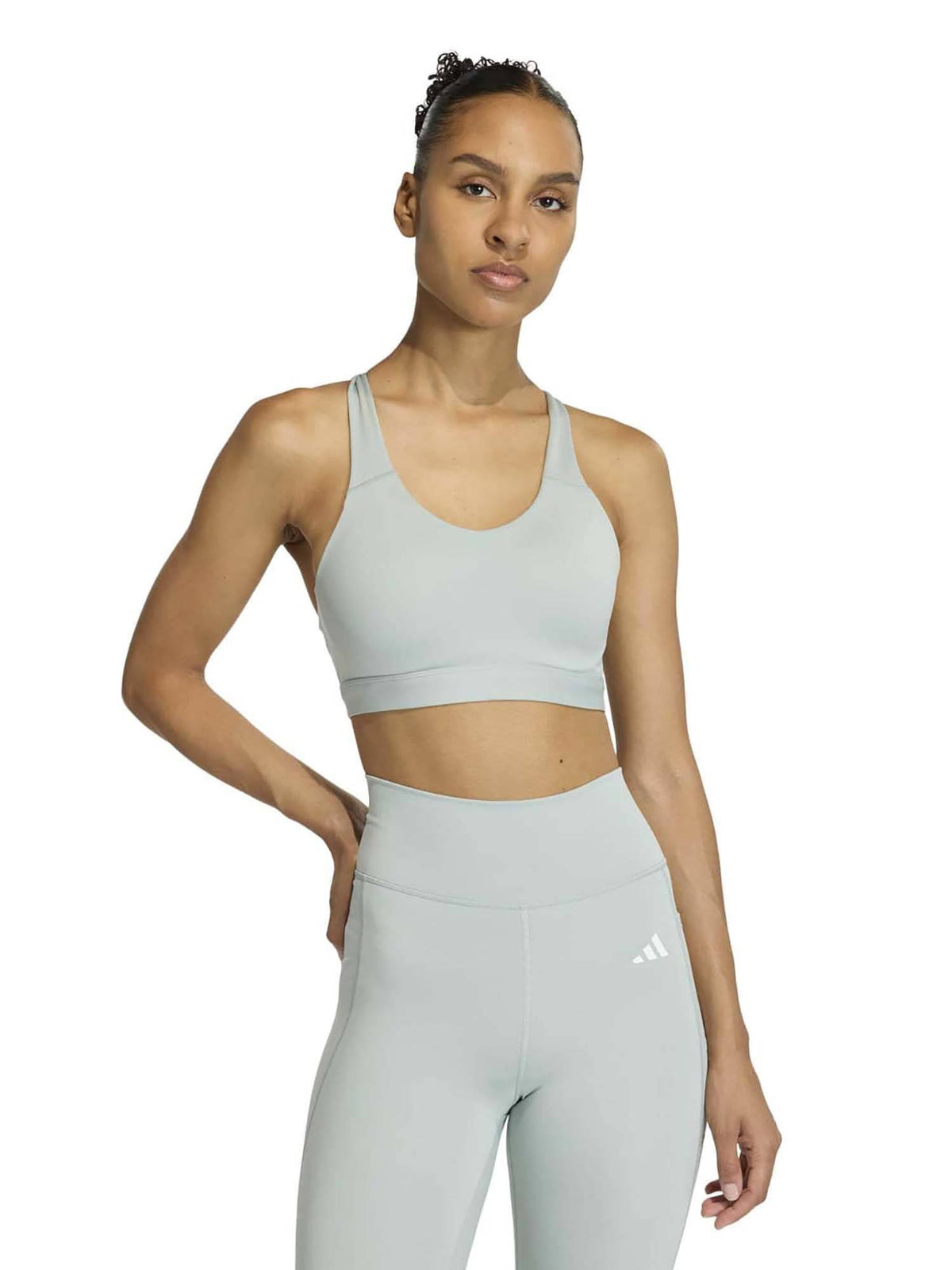 Optime Essentials Workout High Support Lavender Sports Bra | sb09 - view 7