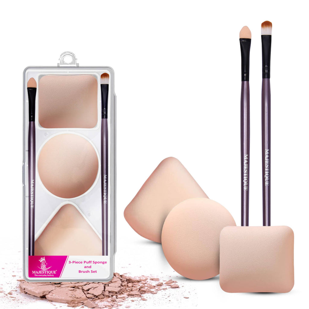Makeup Sponge And Brush - Set Of 5 | T32 - view 1
