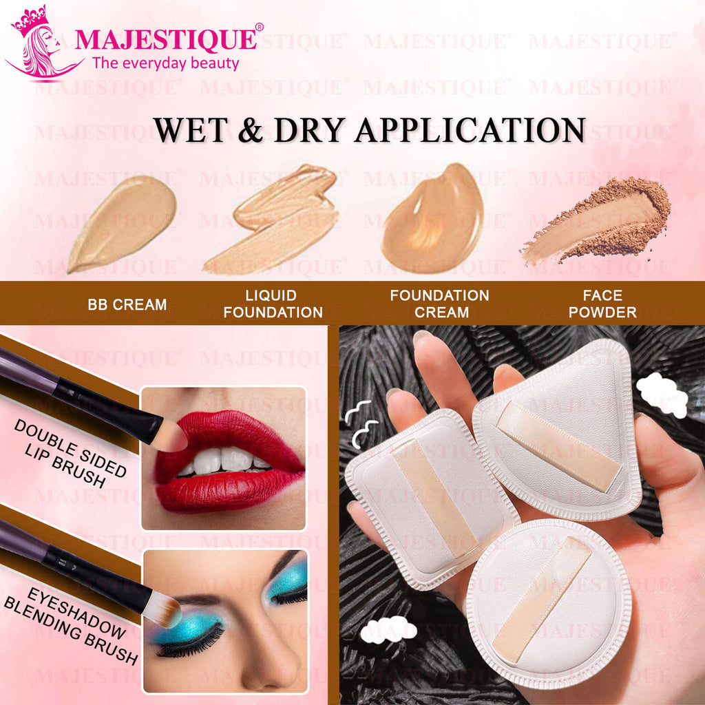 Makeup Sponge And Brush - Set Of 5 | T32 - view 3