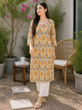 Women's Blue Pure Cotton Printed Kurta | FY93 - view 7