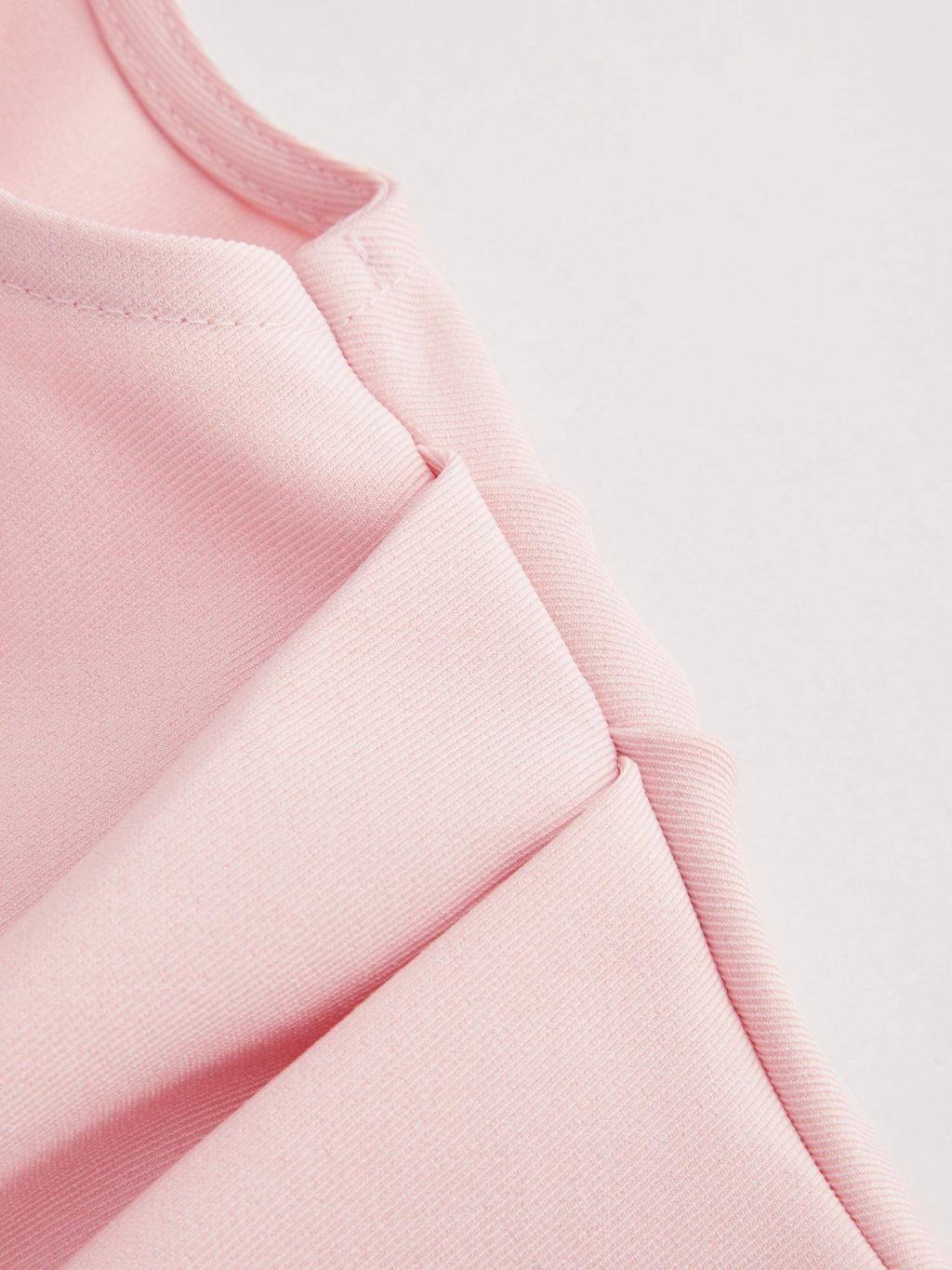 Pink Off Shoulder Ruched Zipper Crop Top | CT61 - view 11